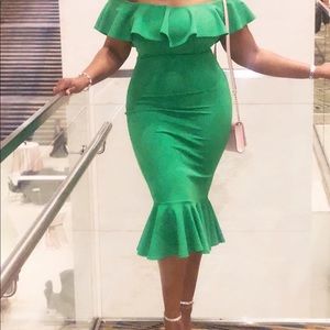Green Cocktail Dress